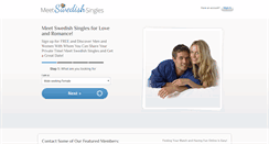 Desktop Screenshot of meetswedishsingles.com